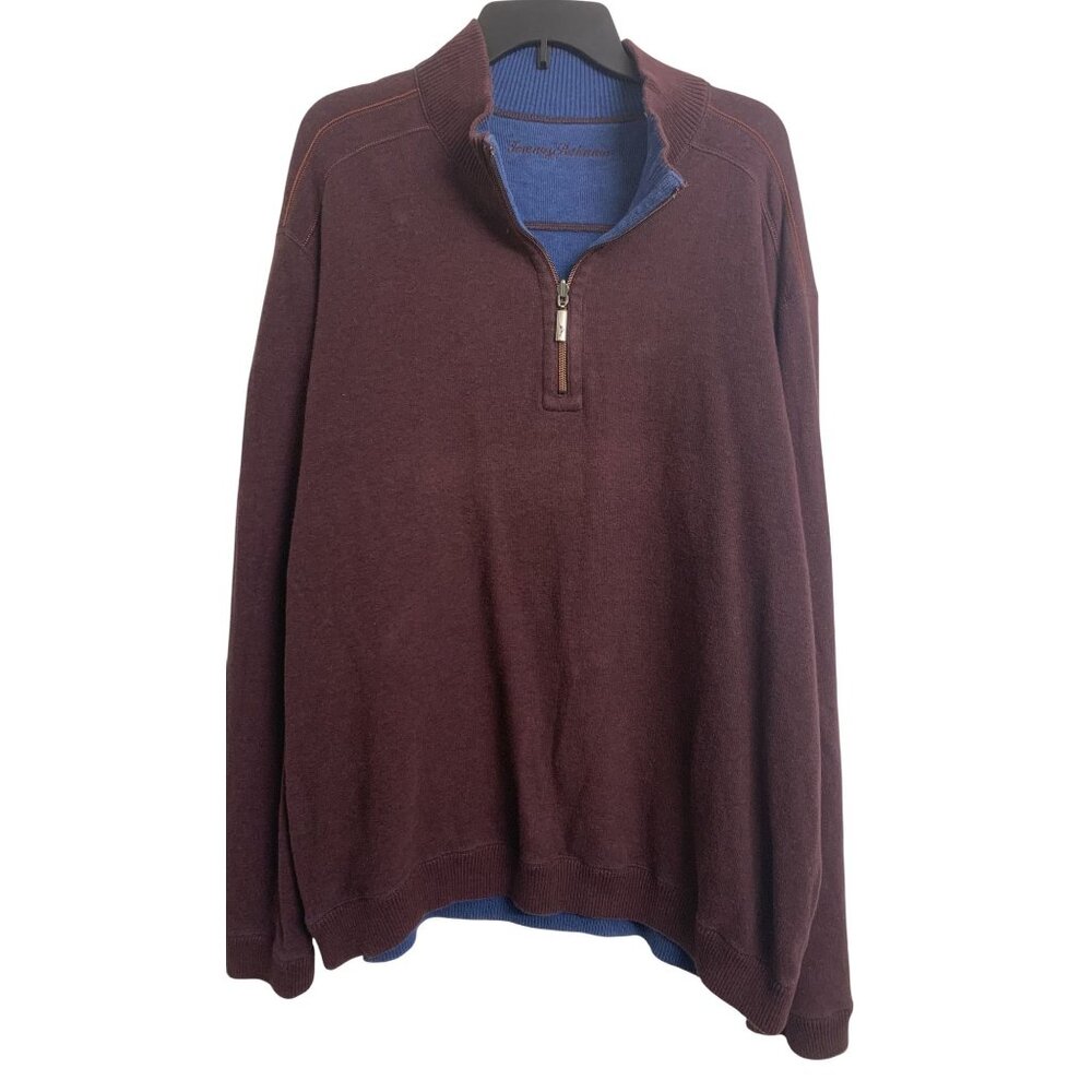 Tommy‎ Bahama XXL Cotton Reversible Classic Knit Sweater Classic